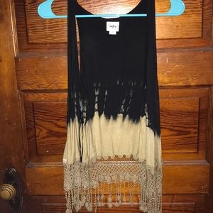 Ombré lightweight vest